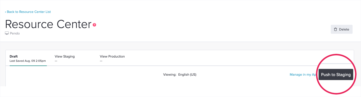 レシピ：リソースセンターにZendeskリクエストのリンクを追加する