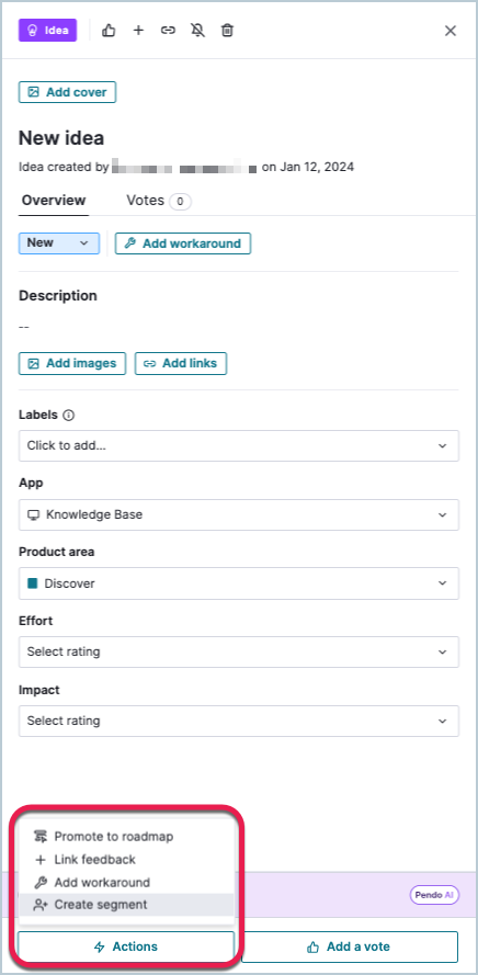 Actions create segment.png