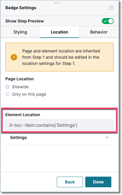 Element location for badge.png