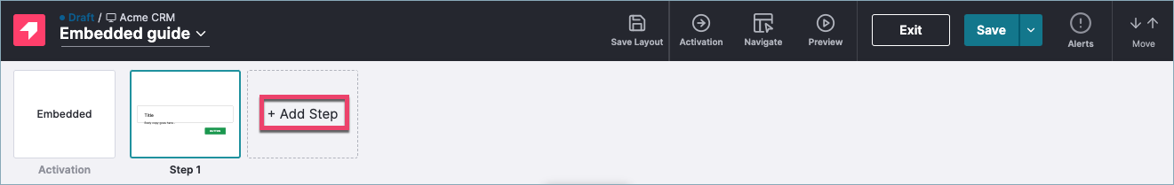 Add step to an embedded guide.png