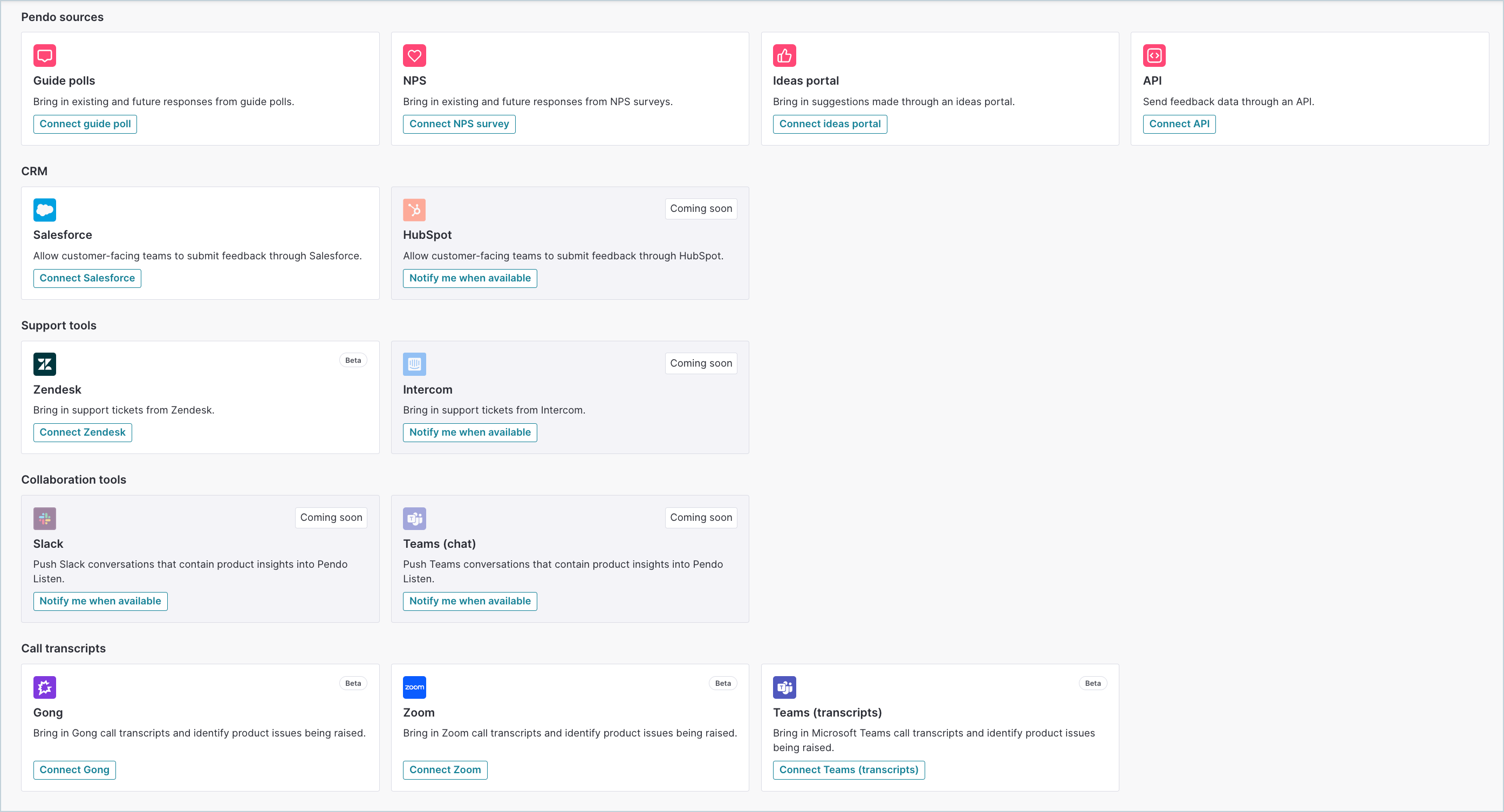 Add feedback to Listen – Pendo Help Center