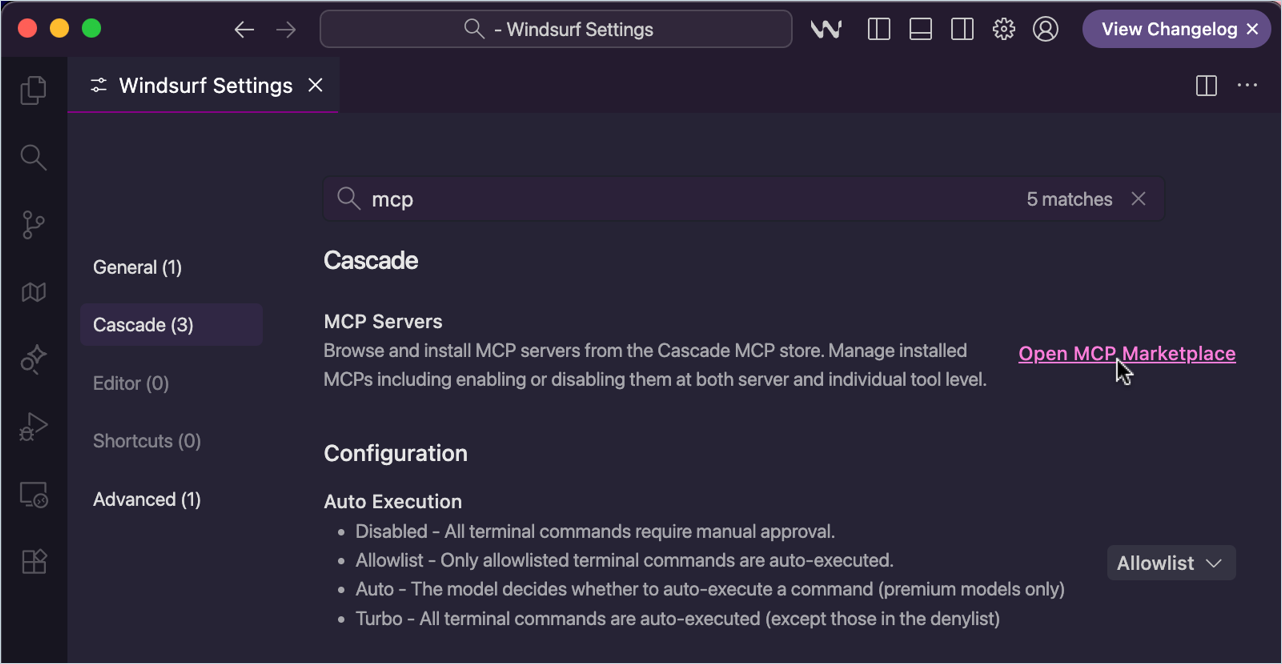 Windsurf_Cascade_OpenMCPMarketplace.png