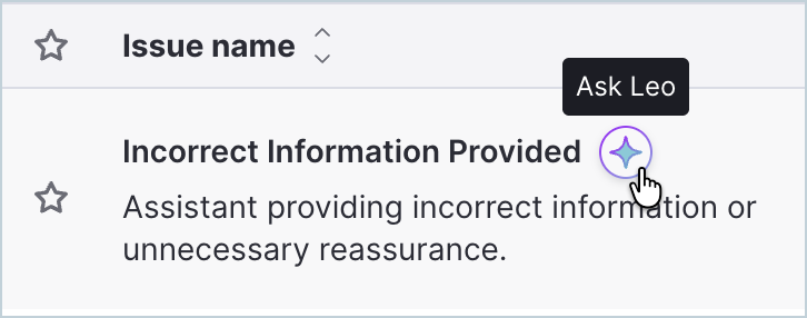 AgentAnalytics_TrackedIssues_AskLeo.png